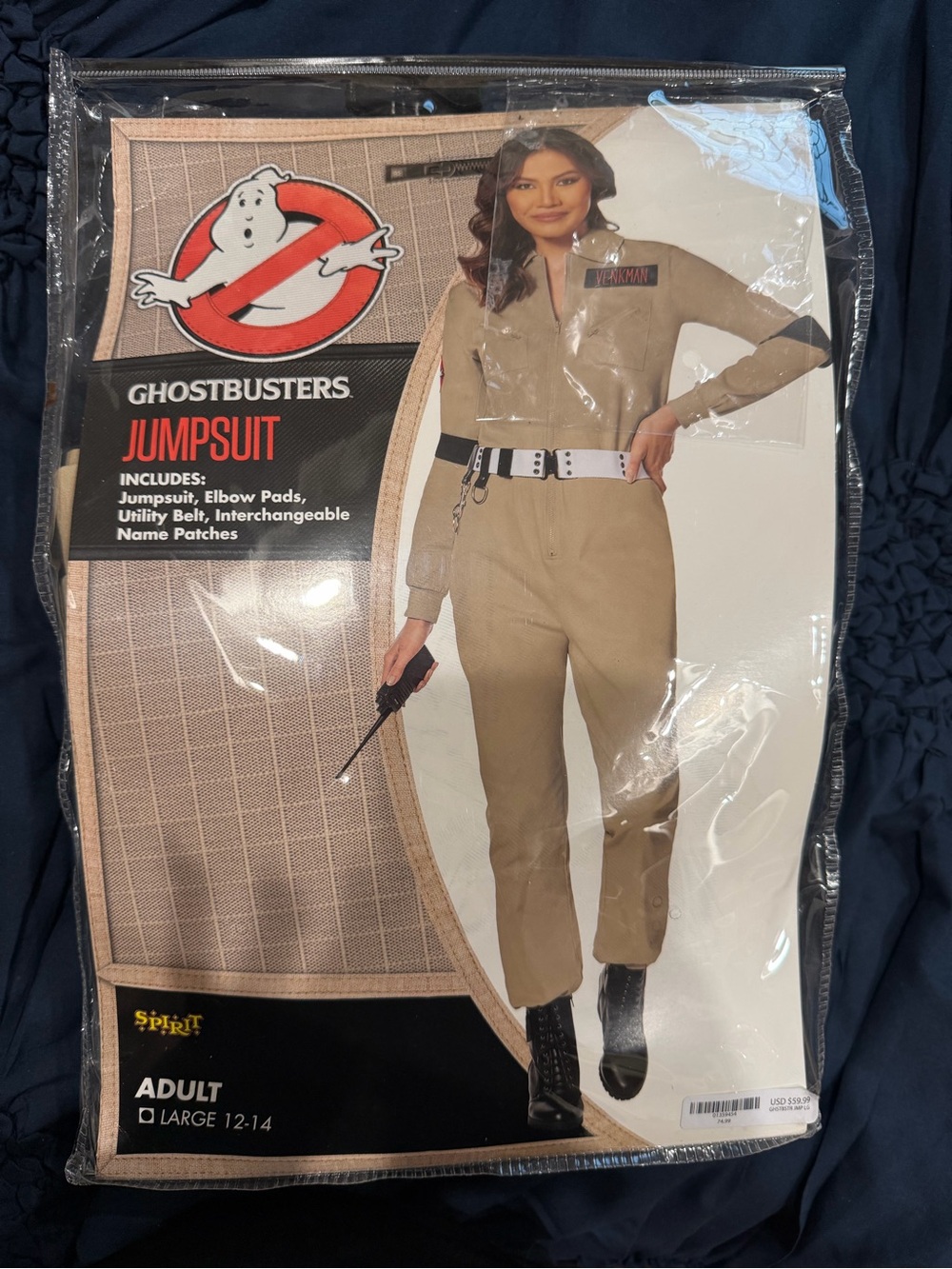 Ghostbusters Women's Tan Jumpsuit Costume